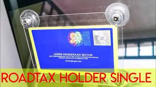 Cara pasang quotRoadtax Holder Singlequot [upl. by Anrat784]