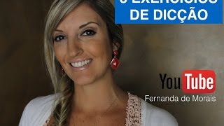 3 EXERCÍCIOS PARA MELHORAR A DICÇÃO [upl. by Nadabas]