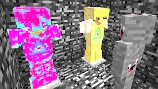 In diesem GEHEIMLAGER ist OP ILLUMINATI RÜSTUNG⚠️🔥 Minecraft LUCKY BLOCK BEDWARS [upl. by Gretchen]