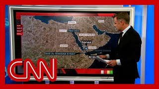 Yemen US and UK launch strikes on Iranbacked Houthi targets  BBC News [upl. by Bilbe346]