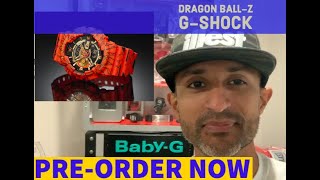 HOW TO PREORDER Dragon BallZ GShock GA110JDB1A4 NOW Dont miss out [upl. by Enamrahs]