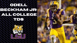 Odell Beckham Jr All College Touchdowns [upl. by Ylrac832]