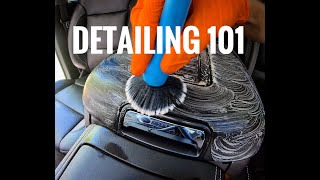 INTERIOR DETAILING 101  Everything I know step by step ASMR [upl. by Monti]