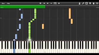 Doctor Who Theme  19631966  Piano Tutorial  Synthesia  How to play [upl. by Spaulding]