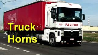 Truck Horns Sound Effects 6K Subscribers Special [upl. by Nede]