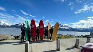 Alaska Surfing the Turnagain Arm Bore Tide  May 2024 [upl. by Jensen]