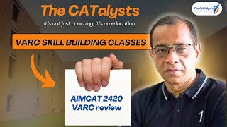 AIMCAT 2420 VARC review [upl. by Novoj]