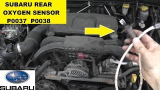 Subaru Oxygen Sensor Testing and Replacement P0037 P0038 [upl. by Guibert]