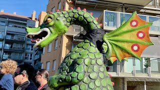 XLI Trobada de Gegants i Bestiari PLANTADA i CERCAVILA Fires Sant Narcís Girona 2022 Episodi nº 1 [upl. by Tumer]