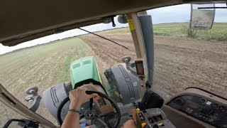 Cab view  John Deere 8230  Farmet Softer 6 [upl. by Colman]