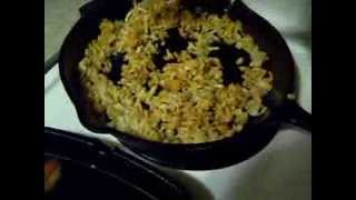 Hash Browns Cooked In A Cast Iron Skillet [upl. by Etana]