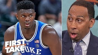 Stephen A on Dukes blowout win vs Kentucky quotMy Godquot  First Take [upl. by Maxey]