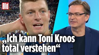 Toni Kroos bricht Interview ab „Wir haben große Lust an dem Haar in der Suppe“  Claus Strunz [upl. by Eisdnyl938]