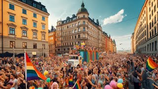 Stockholm Pride Parade Sweden [upl. by Htebiram]