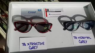 Crizal xtrative vs normal photogrey [upl. by Aldo394]