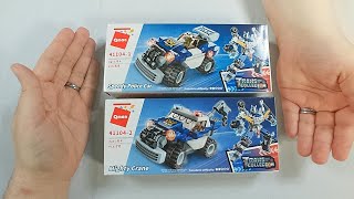 Building the Qman Speedy Police Car and Mighty Crane [upl. by Truda]