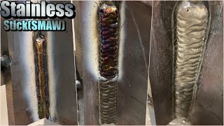 308L Stainless StickSMAW Welding  Vertical [upl. by Silverts]