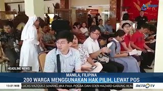 WNI di Filipina Mulai Mencoblos [upl. by Virgie]