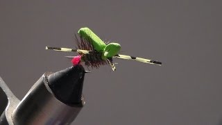 Fly Tying Terrestrials no 4 Foam Grasshopper [upl. by Balthasar456]