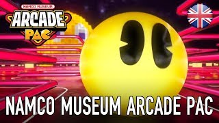 Namco Museum Arcade PAC  Switch  Announcement trailer English [upl. by Brendis]