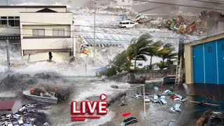 CYCLONE BELAL HIT MAURITIUS REUNION WITHOUT MERCY TSUNAMI TORNADO HEAVY RAIN STORM réunion maurice [upl. by Arednaxela]