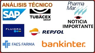 ✔Análisis Técnico❌412 SAP TUBACEX FLUIDRAS FAES FARMA BANKINTER REPSOL PHARMA MAR [upl. by Rodolfo521]