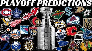 202324 NHL Stanley Cup Playoff Predictions [upl. by Aemat839]