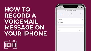 How to Change Voicemail Greeting on iPhone iOS 16 Update [upl. by Wilscam]