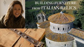 RENOVATING A RUIN Building Furniture from Italian Relics Bathroom Renovation Family Time Ep36 [upl. by Delia]