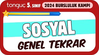 5Sınıf Sosyal Genel Tekrar ✍ 2024 Bursluluk Kampı [upl. by Kamaria732]