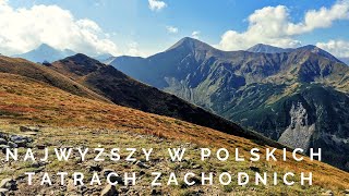 SZLAK NA STAROROBOCIAŃSKI WIERCH PRZEZ ORNAK KOŃCZYSTY I TRZYDNIOWIAŃSKI WIERCH  TATRY ZACHODNIE [upl. by Whitney951]