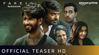 Farzi Season 2  Official Trailer  Shahid K Vijay S  Amazon Prime Video  Streaming Soon [upl. by Seroka]