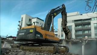 Volvo EC360CL Excavator Demolition [upl. by Hanny]