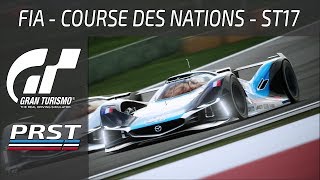 GRAN TURISMO SPORT ST17 COURSE DES NATIONS FIA GT  STRATÉGIE DÉCALÉ [upl. by Irisa996]