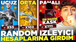 SONUNDA BULDUM❗ UCUZ ORTA PAHALI RANDOM İZLEYİCİ HESABI❗ OYUNUN EN NADİR ÖĞESİ ÇIKTI 😲 PUBG Mobile [upl. by Christabelle]