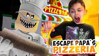 Escape Papas Pizzeria Roblox His Pizza is Nasty [upl. by Heyer]