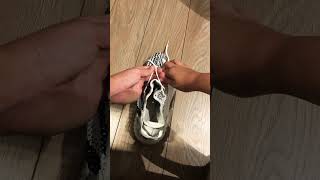 yeezy lace tutorial [upl. by Kreager]