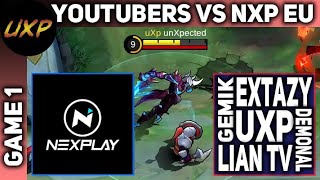 MEC Showmatch VS Global 1 Squad Nexplay EU  unXpected  MLBB [upl. by Radack]