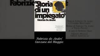 Fabrizio De Andre  Canzone del Maggio 1973 [upl. by Azmuh]