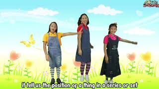 Ordinal Number Song  Preschool Lessons  Simple Math Lessons  Fun Learning [upl. by Clauddetta]