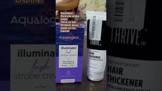 Aqualogica illuminate strobe creamThrive co hair thickener serum review [upl. by Aicnelav]