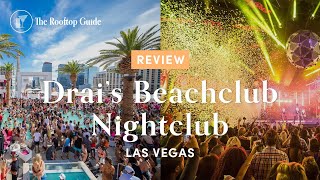 Drais Beachclub  Nightclub in Las Vegas  Review [upl. by Anirahtak]