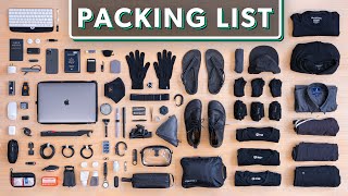 The Ultimate Digital Nomad Packing List V2  80 Essentials For Minimalist Carry On Travel [upl. by Airemat]