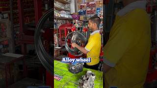 Part  1 Splendor का Alloy wheel टूट gya 😱  Vikasbaghpatiya shortvideo shorts [upl. by Primaveria]