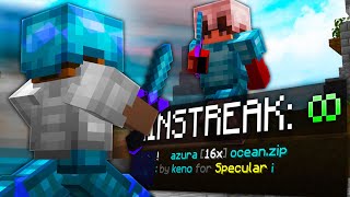 Azura 16x Ocean vs Wes Sweating skywars until I lose [upl. by Ahsekat]