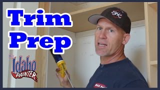 CAULKING AND SPACKLING TIPS DIY How to paint trim Tips painting trim work [upl. by Mathia]