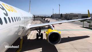 Vueling Airlines Barcelona to Granada on VY2012 Single Economy Class [upl. by Shipman204]