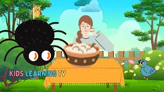 Little Miss Muffet kids learning and kids song [upl. by Dorian45]