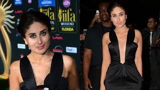 Kareena Kapoors PLUNGING NECKLINE at IIFA Awards 2014 [upl. by Esiocnarf]