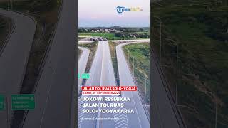 Tol solo jogja resmi operasional sejak kamis 19 September 2024 proyektoljogjasolo jokowidodo [upl. by Luas970]